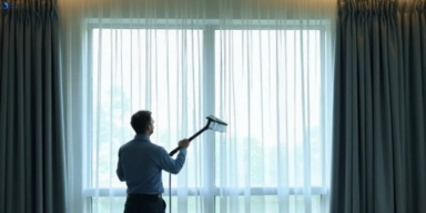 Commercial drapes cleaning service holland-park hotels offices