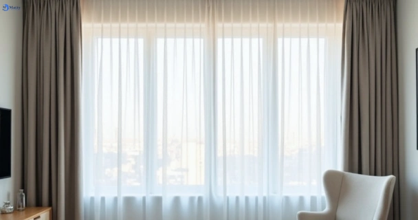 Restored vibrant drapes in holland-park QLD after Matty Curtain Cleaning